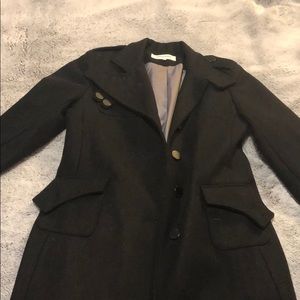 Calvin Klein pea wool coat